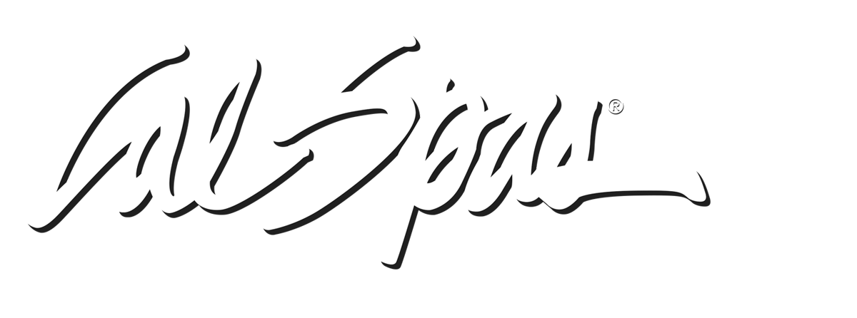 Calspas White logo hot tubs spas for sale Indianapolis